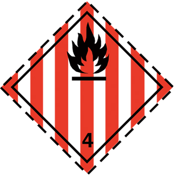 4.1类危险品标识